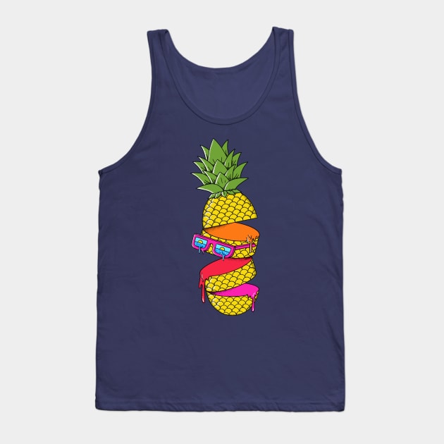 Pineapple Colors Tank Top by coffeeman